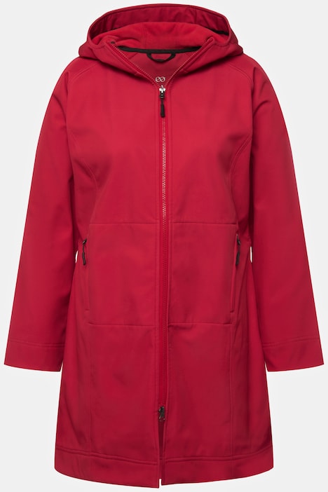 Softshell-Jacke, 3fach Funktion, Kapuze, Langarm