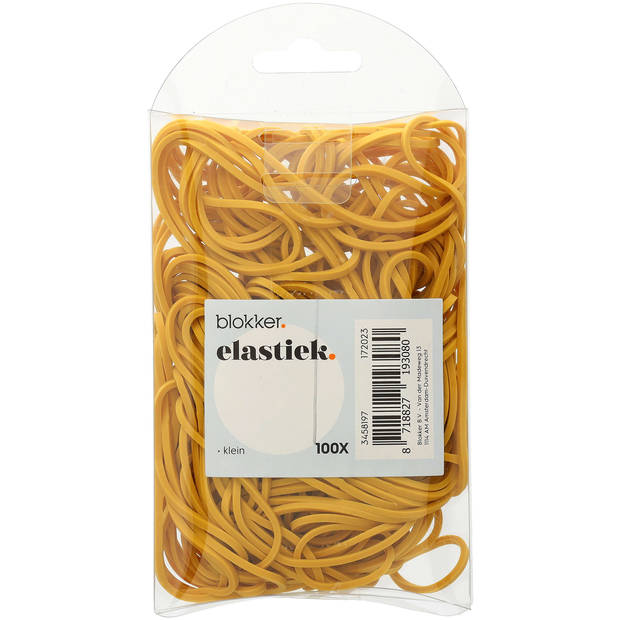 Blokker elastiek klein 100 stuks