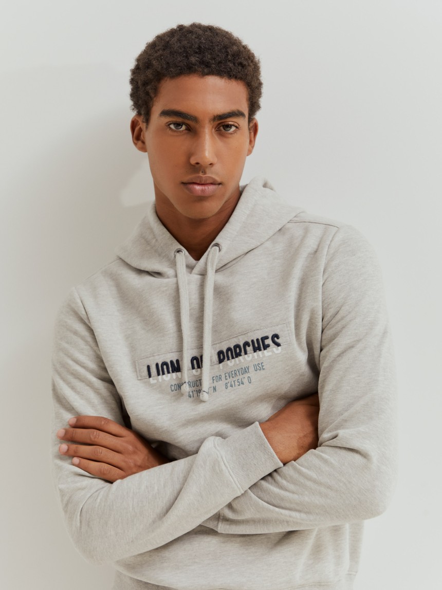 Sweatshirt Lion of Porches com capuz