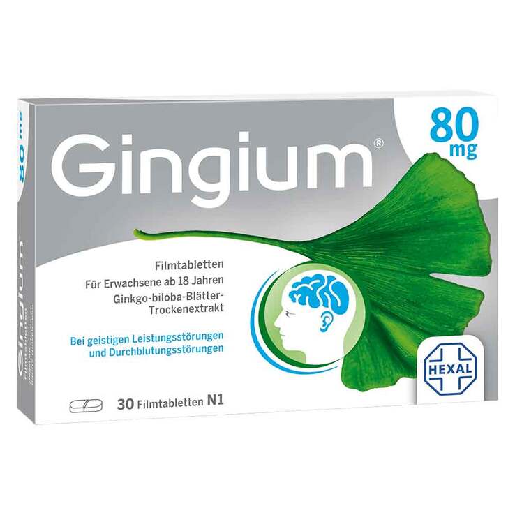 Gingium 80 mg Filmtabletten, 30 St