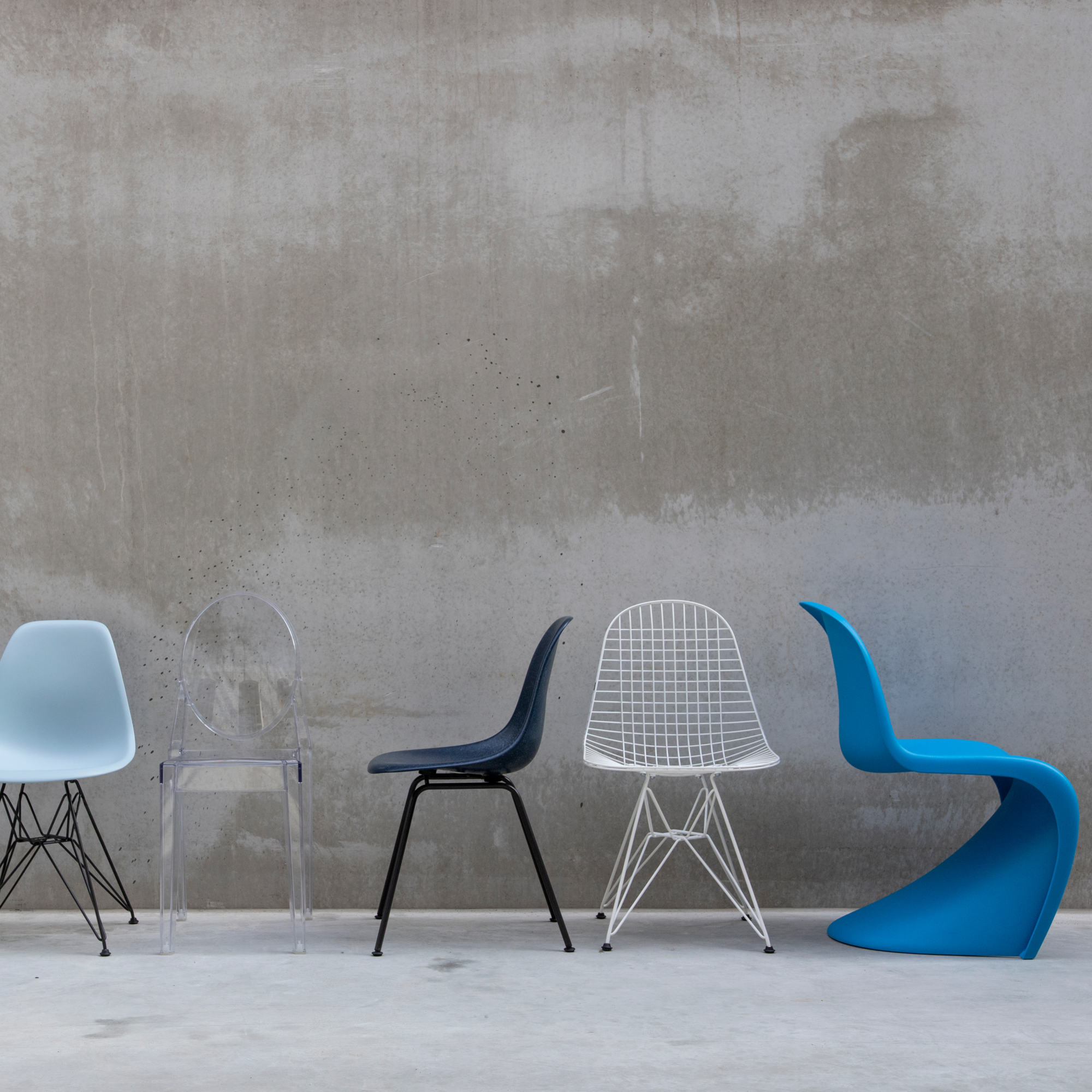 Eetkamerstoel Panton Ice Blue