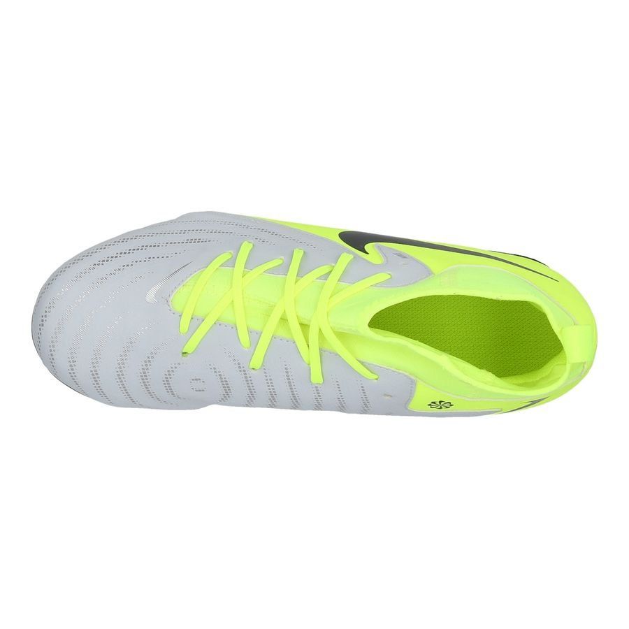 Nike Phantom Luna II Academy MG Mad Voltage - Argenté/Noir/Jaune Fluo Enfant