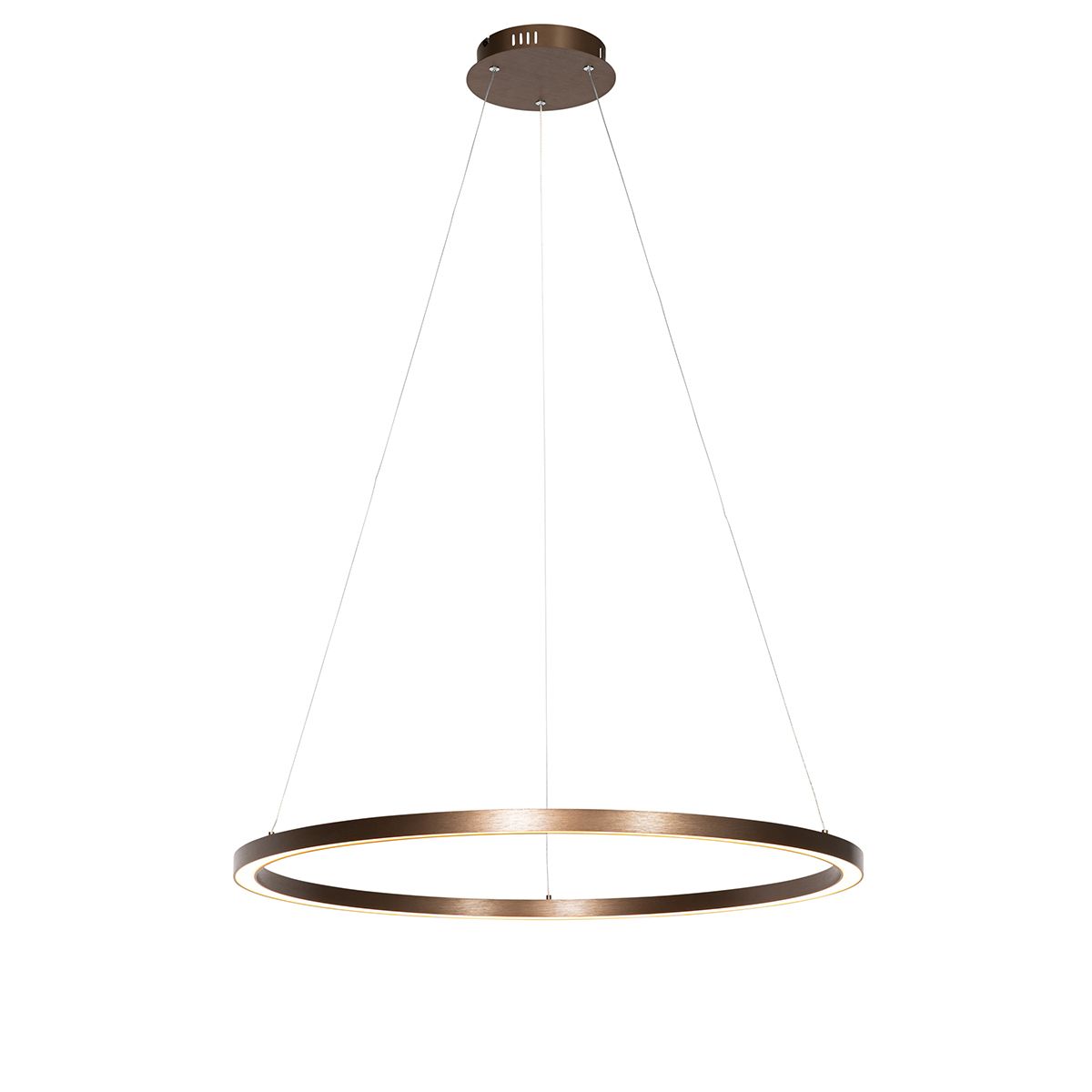 Hanglamp brons 80 cm incl. LED 3-staps dimbaar - Girello