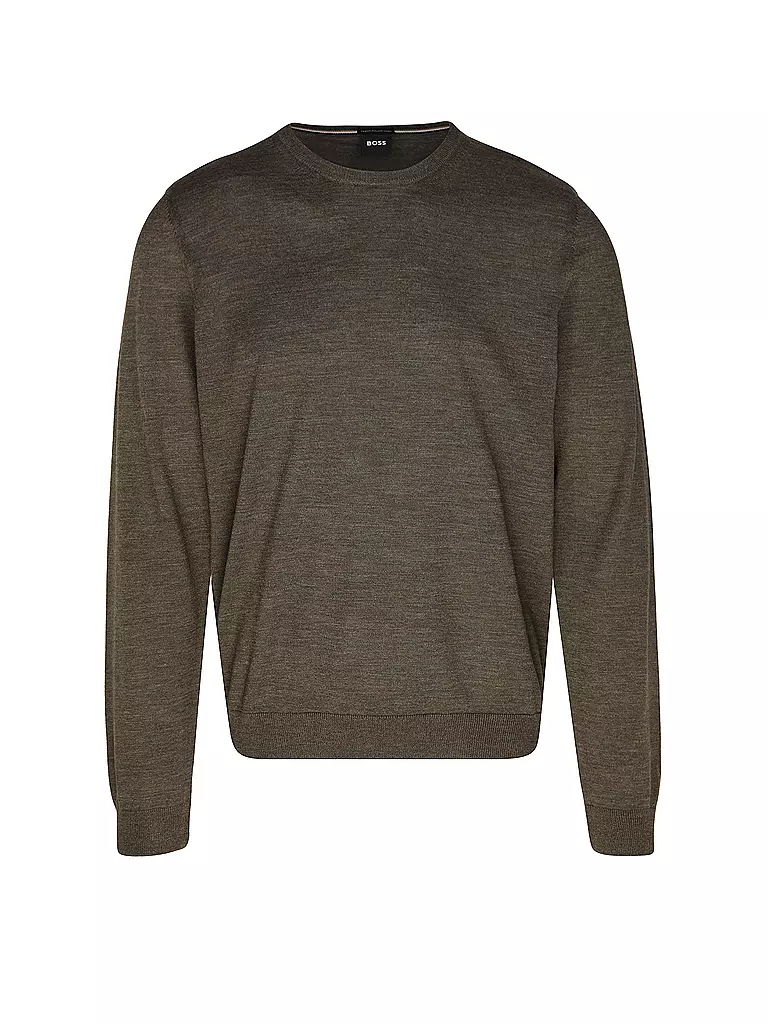 BOSS Pullover Slim Fit LENO-P olive
