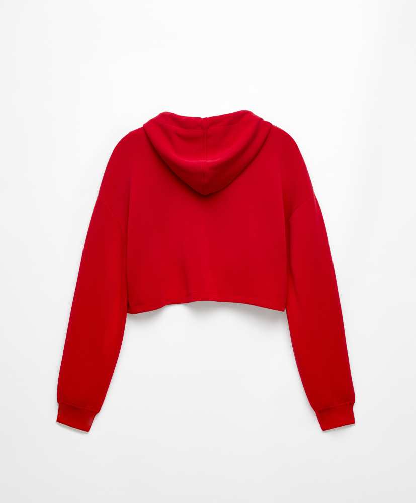Moletom cropped de modal