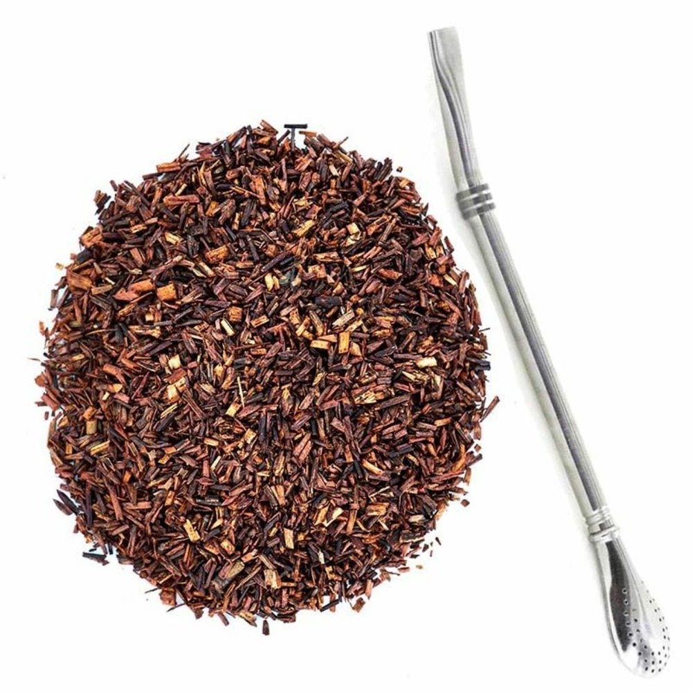 Thé rooibos cedarberg + paille inox avec filtre