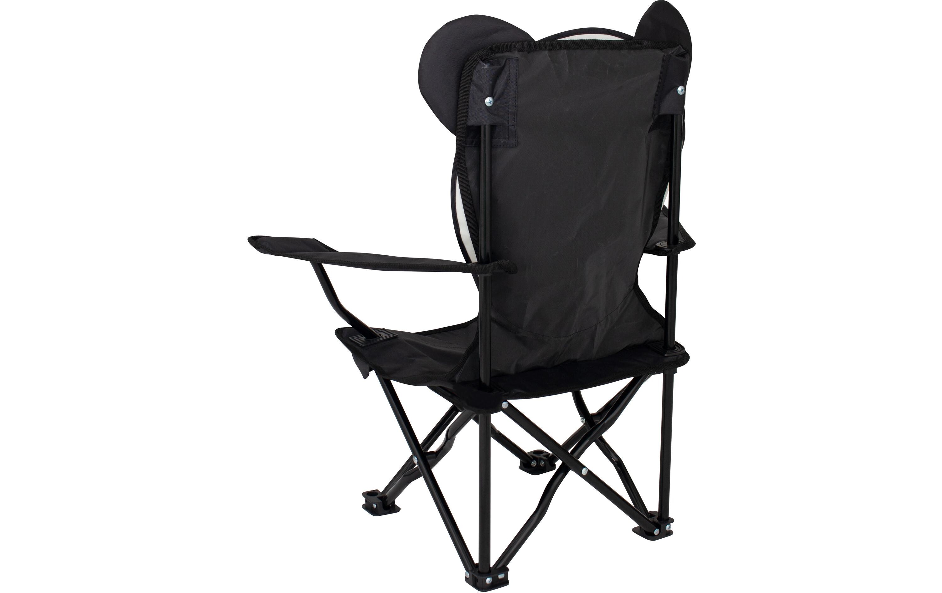 Campingstuhl Ardeche Panda Schwarz/WeissStuhl mit fröhlichen Tierdesigns