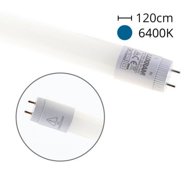 Luxram Lâmpada G13 T8 Tubular Value LED 120cm 18W 6400K 1600lm -a