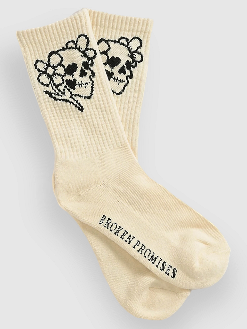 Broken Promises Brain Fog Socks beige/khaki