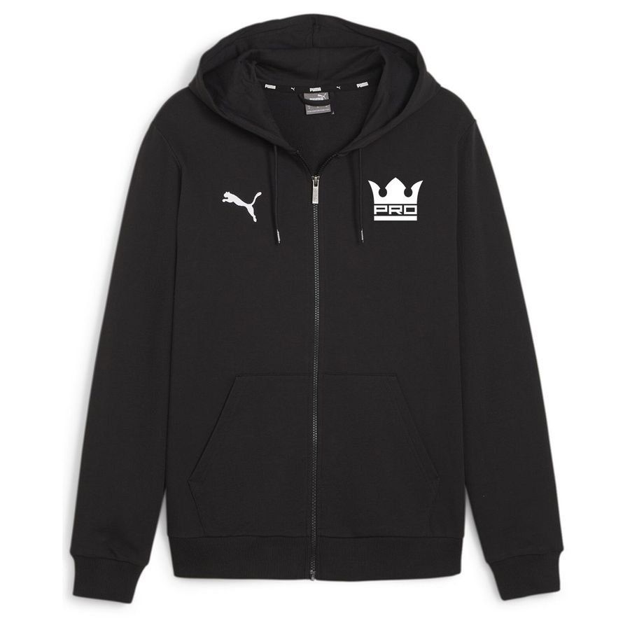 PRO Fodboldskole Sweat à Capuche Full Zip - Noir/Blanc