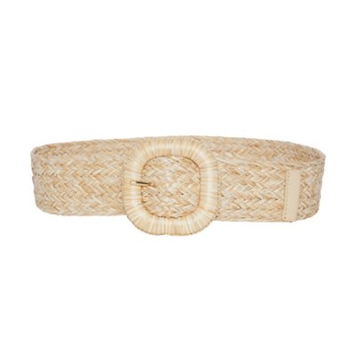 Ceinture femme Pcvicki Straw Sww PIECES