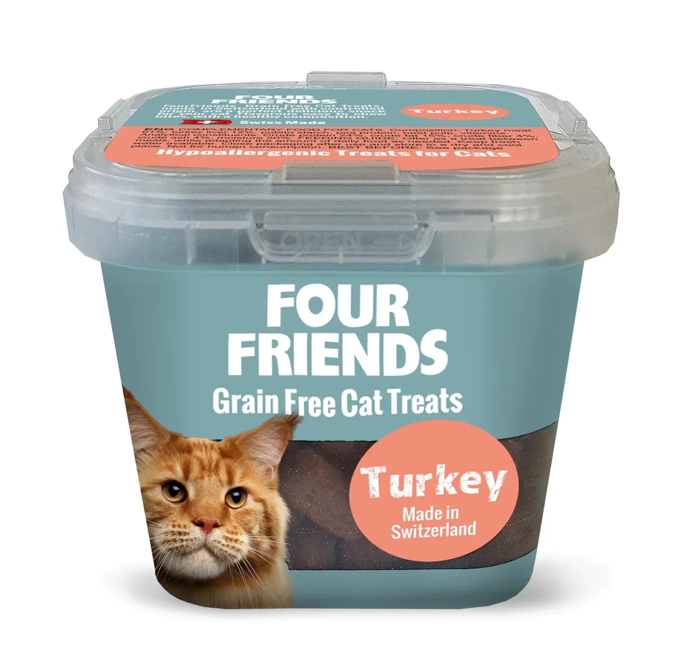 FourFriends Kattegodteri kalkun FourFriends 100 g