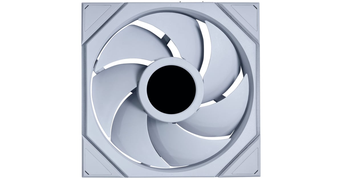 Lian LiUNI FAN TL 140 LCD Wireless RGB case fan  (Wit, 140 x 140 x 28 mm, PWM, 1x 9-pin USB)
