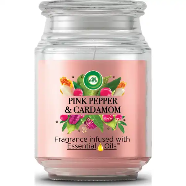 Große Duftkerze Rosa Pfeffer & Kardamom