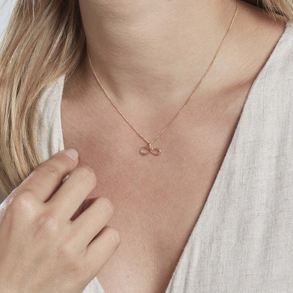 Pendentif Or Jaune Petit Infini