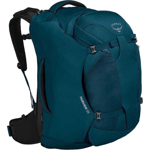 Bagagerie de voyage OSPREY FAIRVIEW 55 NIGHT JUNGLE BLUE