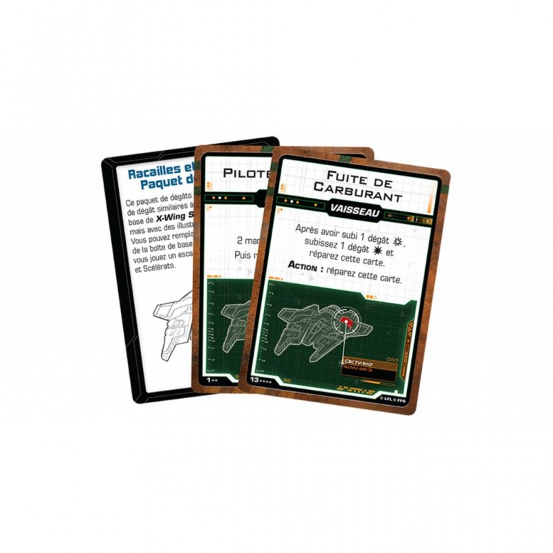 X-Wing 2.0 : Paquet Dégâts Racailles et Scélérats