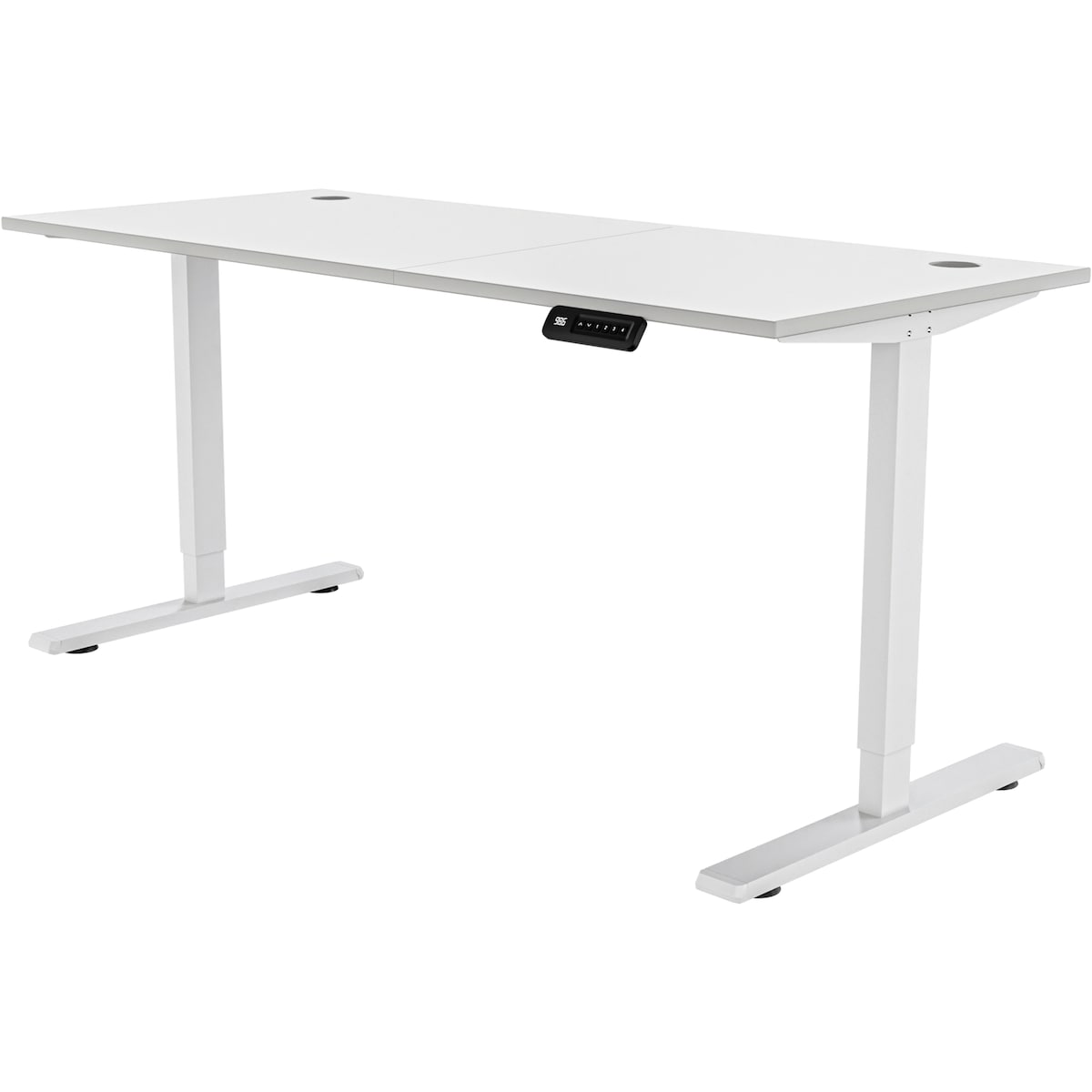 Piranha E-Base 140 høydejusterbart skrivebord (hvit)