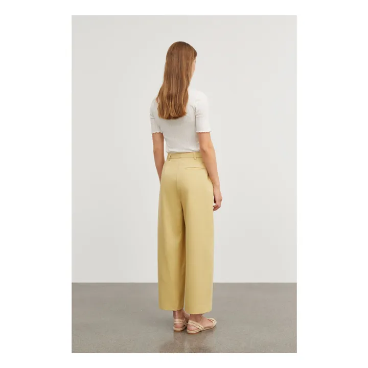 Skall Studio Pantalon Bob | Jaune pâle