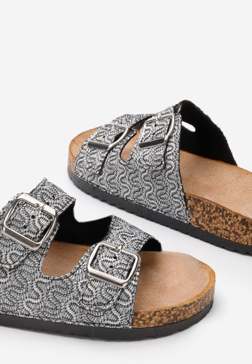 Tongs de plage noirs Elyanna