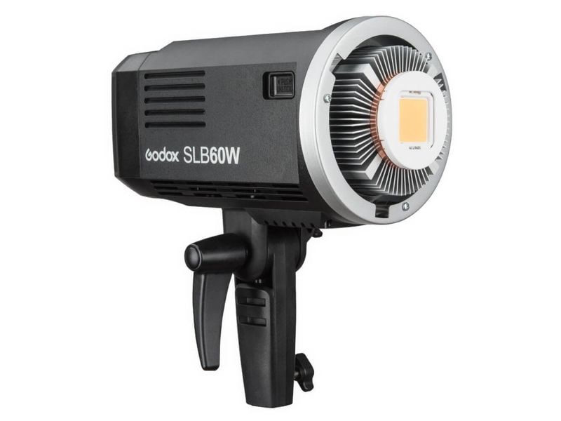 Godox Videoleuchte SLB-60W mit Powerpack LED 60W LED-Studiolampe, 5600K, dimmbar, akkubetrieben