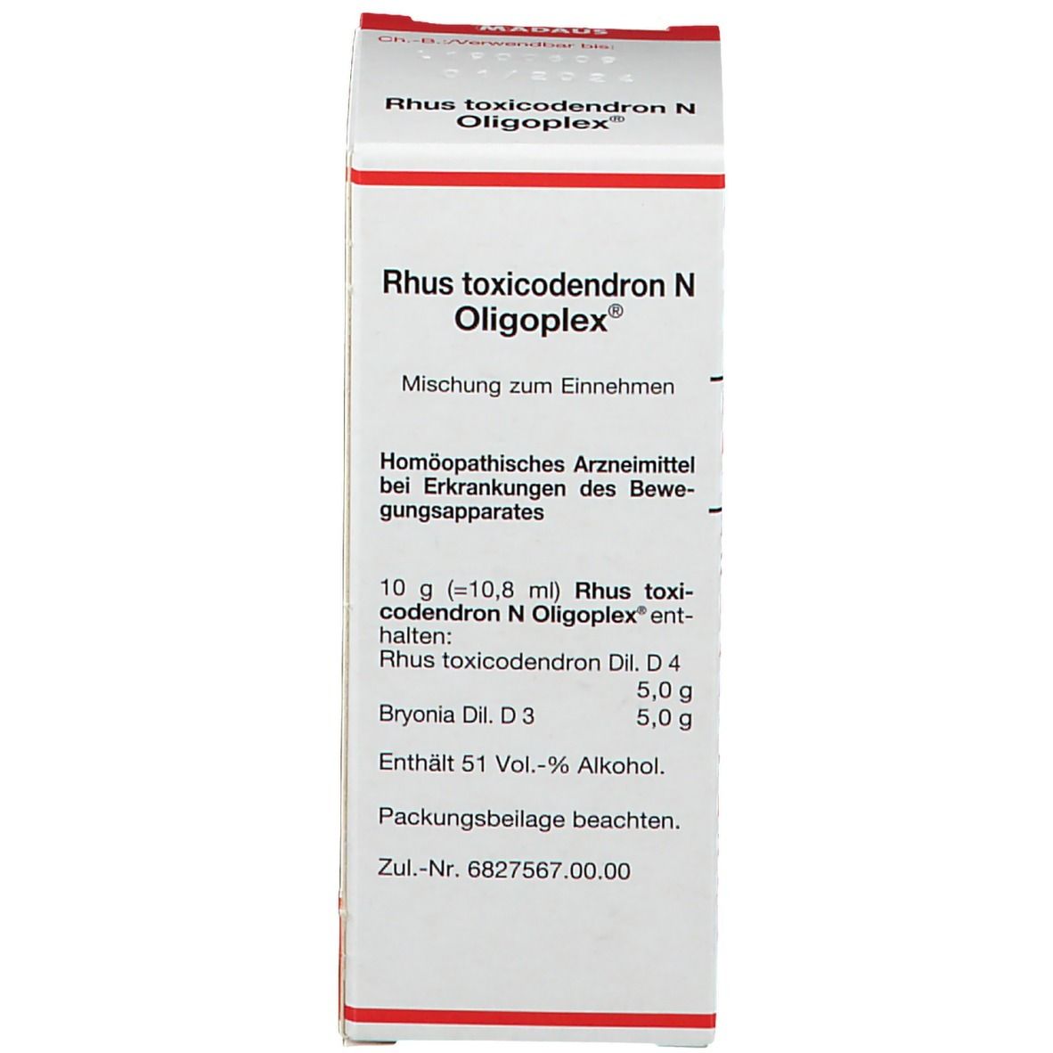 Rhus toxicodendron N Oligoplex®