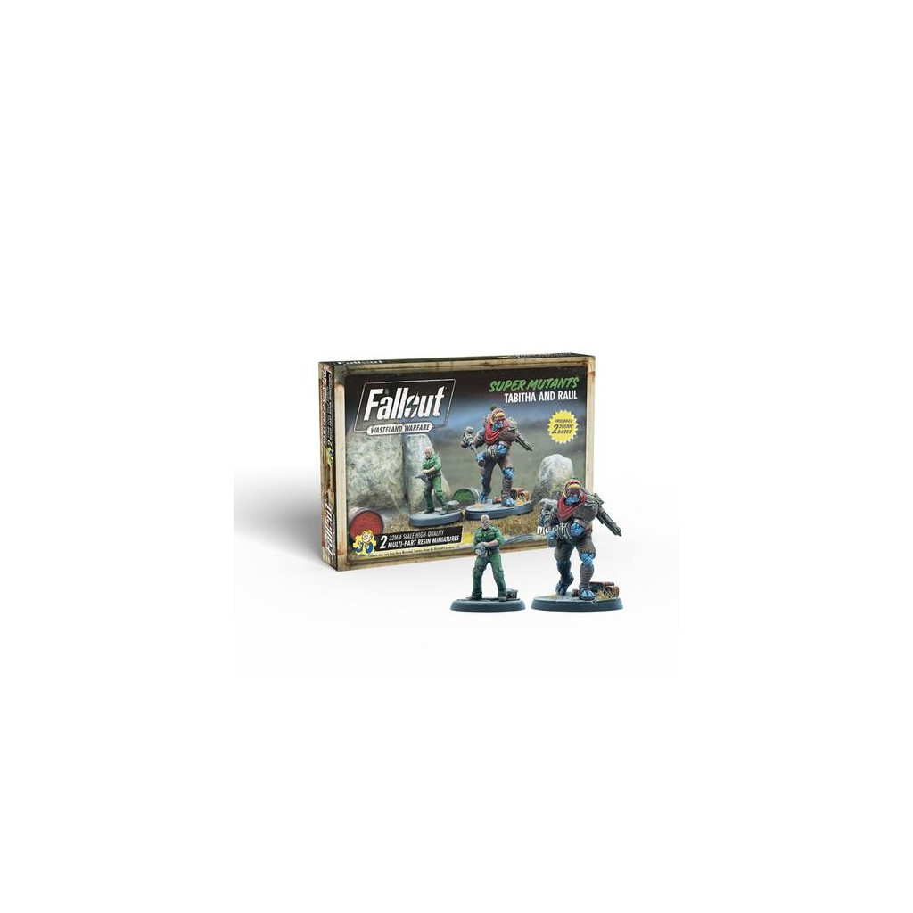 Fallout: Wasteland Warfare - Super Mutants Tabitha and Raul