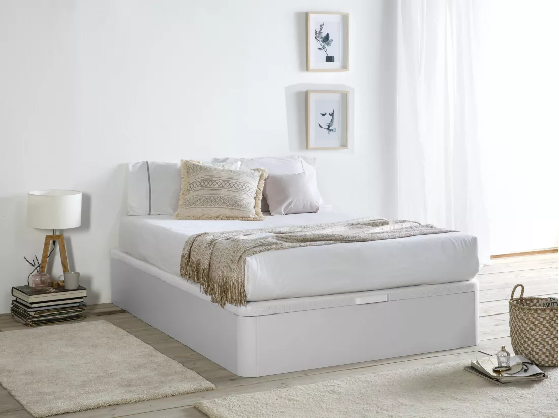 Sommier coffre 120 x 200 cm - Blanc mat - HESTIA de YSMÉE