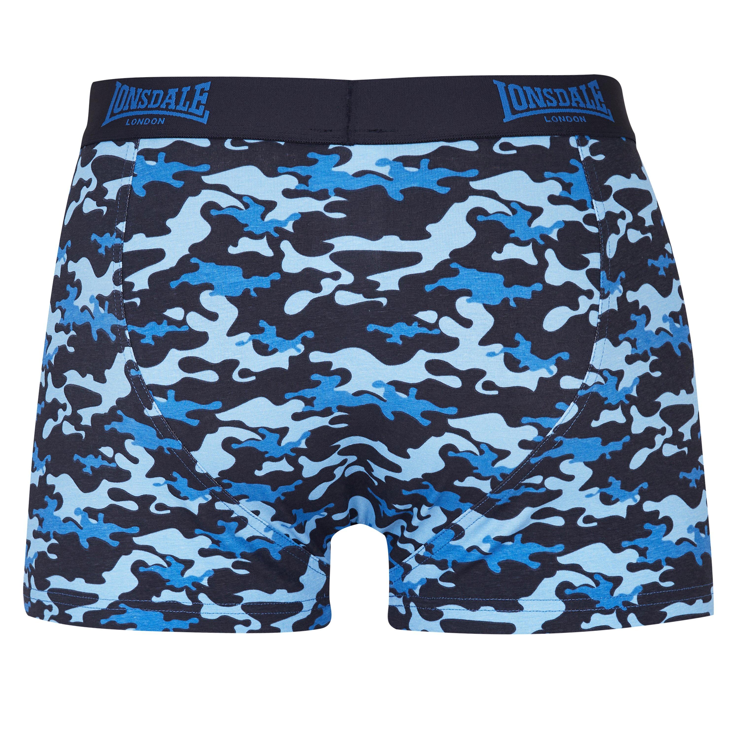Lonsdale 2 Pack Trunk Mens