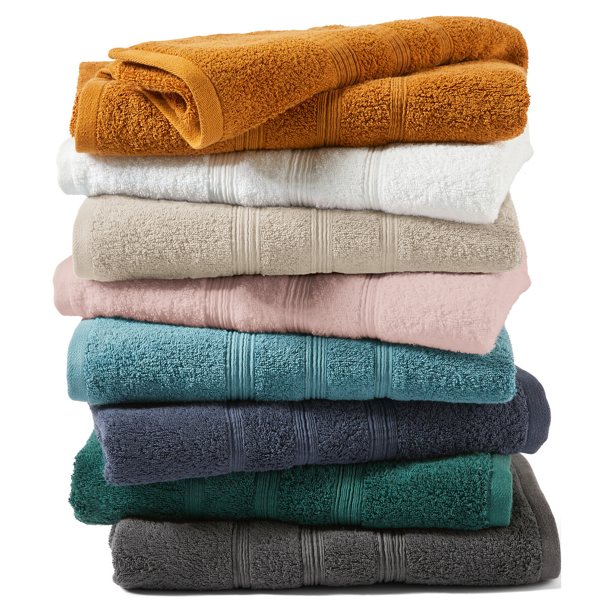 LA REDOUTE INTERIEURS<br>Toalha de banho em tecido atoalhado orgânico 600 g/m², Ismo