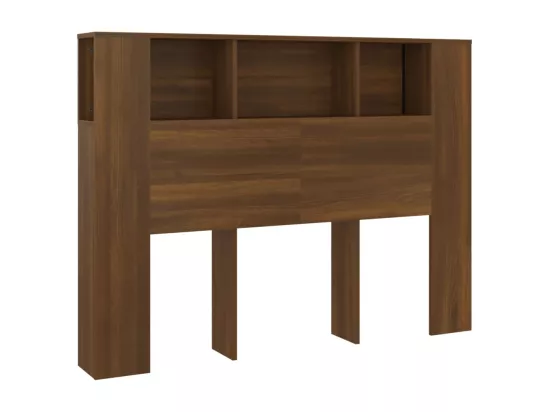 Armoire de tête de lit Chêne marron 140x18,5x104,5 cm
