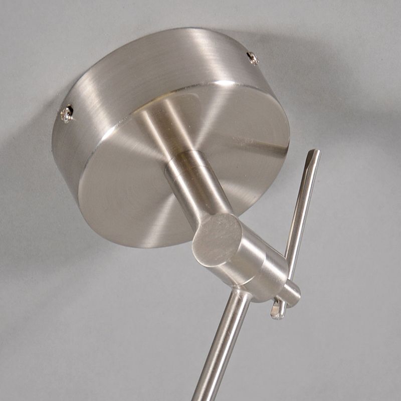 Hanglamp staal met kap 35 cm groen verstelbaar - Blitz