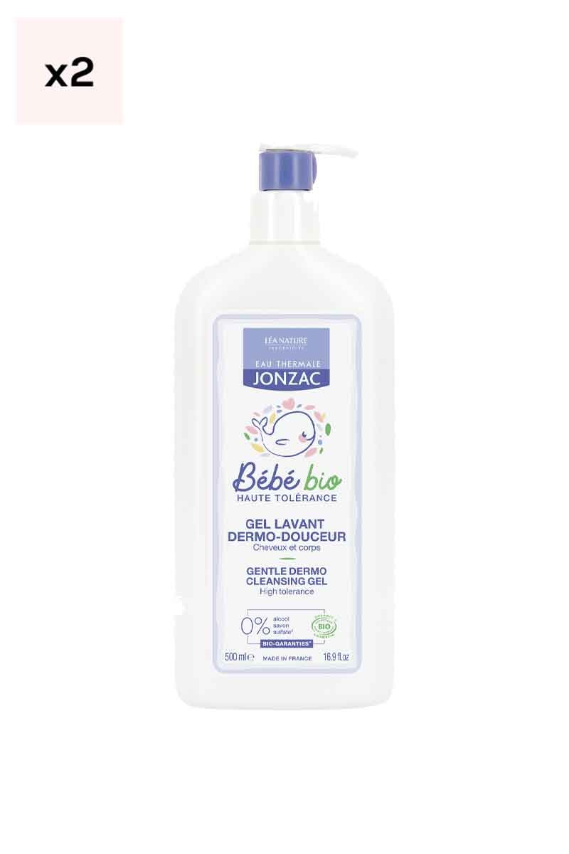 Gels lavants douceur bio - Bébé - Cheveux & corps - 2 x 1 L