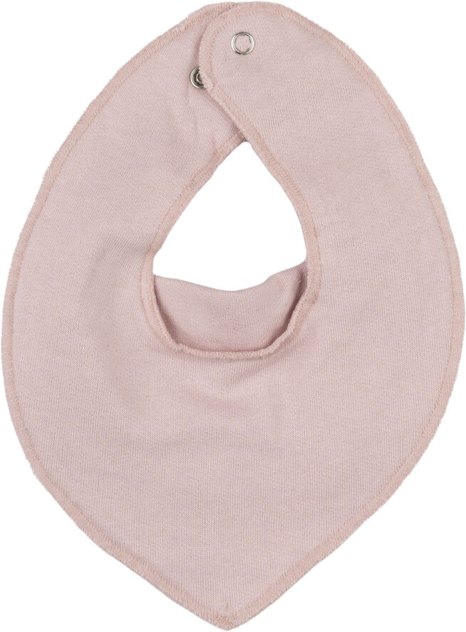 Mikk-Line Cotton Bibs - Triangle Dark rose
