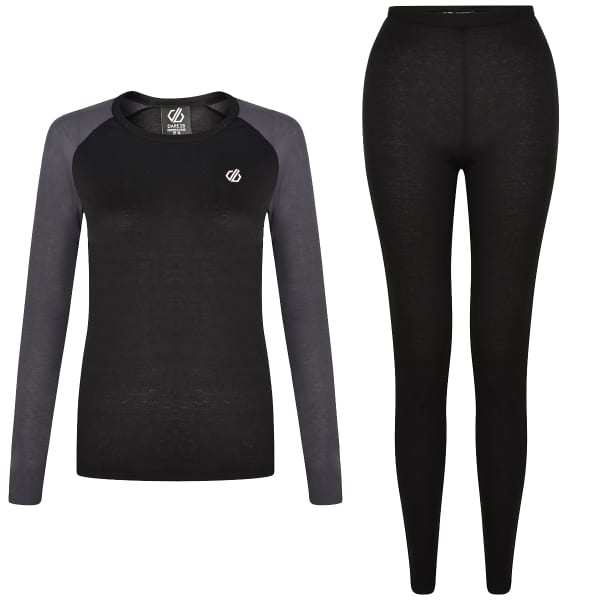 Collant thermique DARE 2B WOMENS EXCHANGE III BASELAYER SET BLACK/EBONY