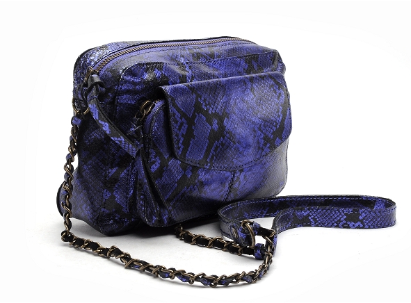 Pieces ville accessoires pcnaina leather cross body fc noos bleu