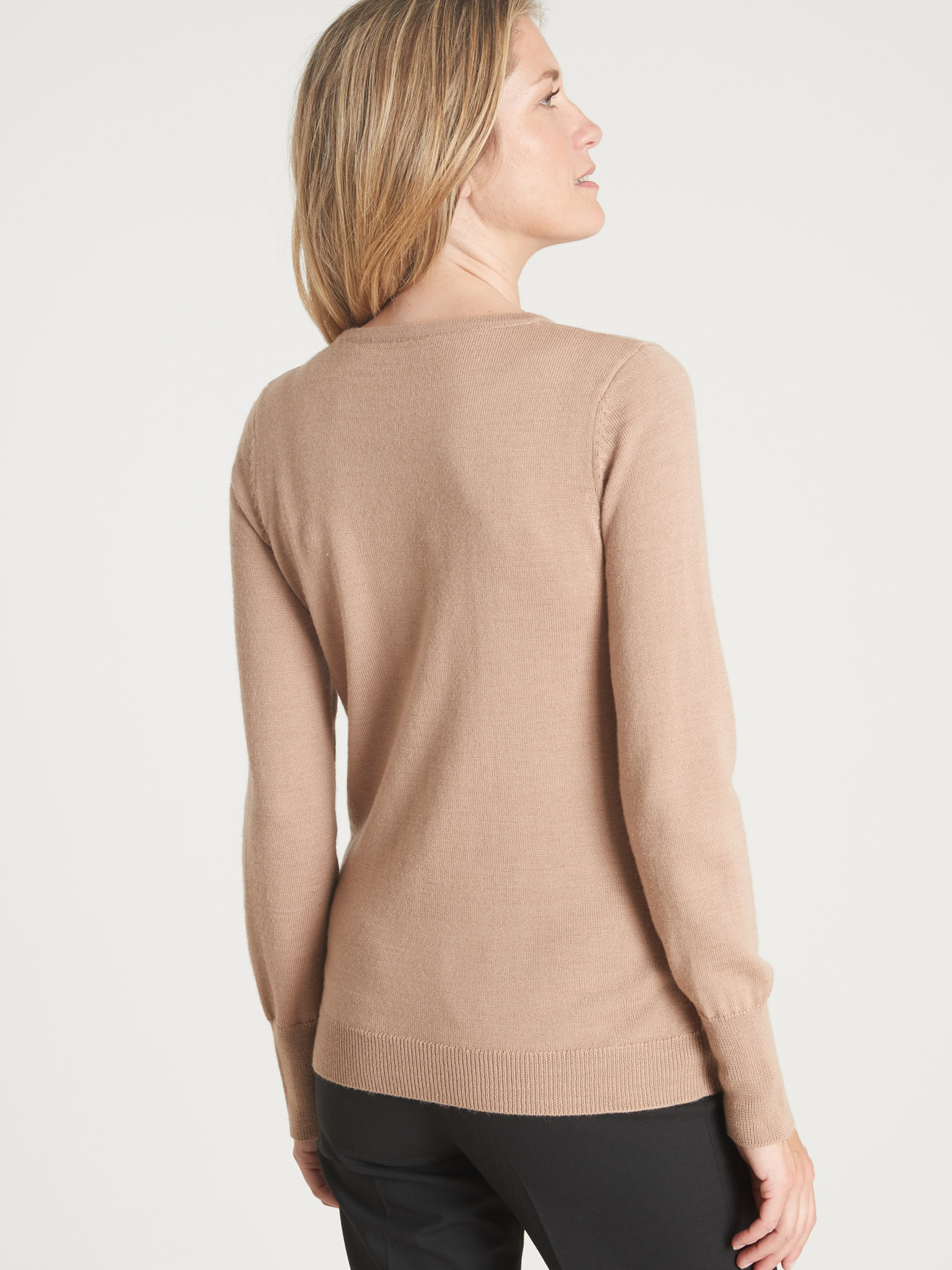 Pull encolure ronde 50% laine mérinos