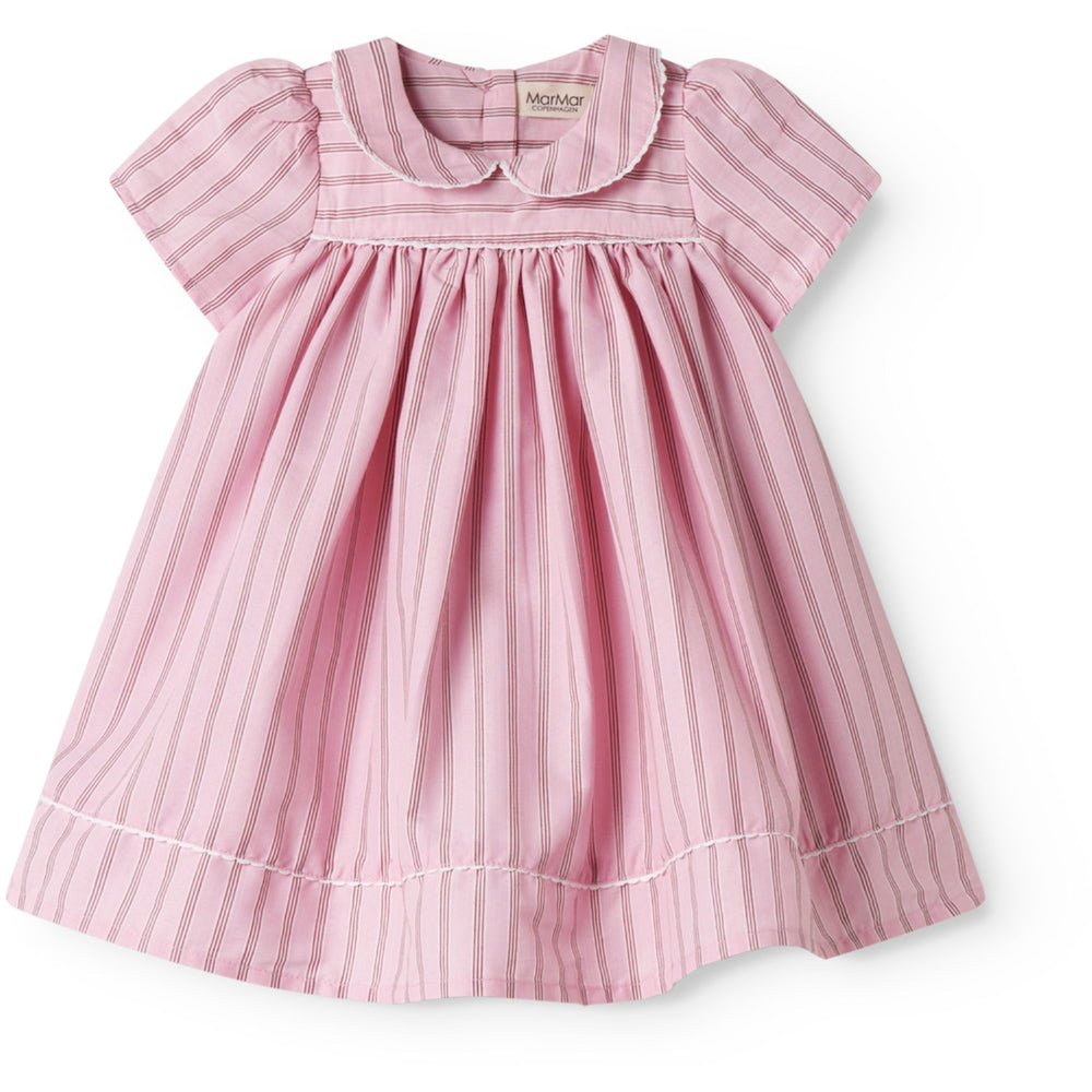 Køb MarMar Smooth Cotton Bonbon Pink Stripes Dulla Kjole