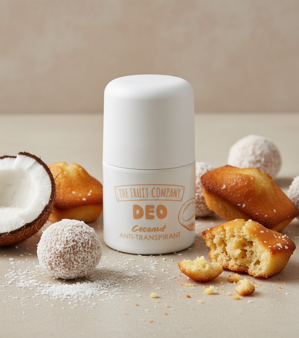 The Fruit Company - Desodorante Antitranspirante Soft Touch - Coconut