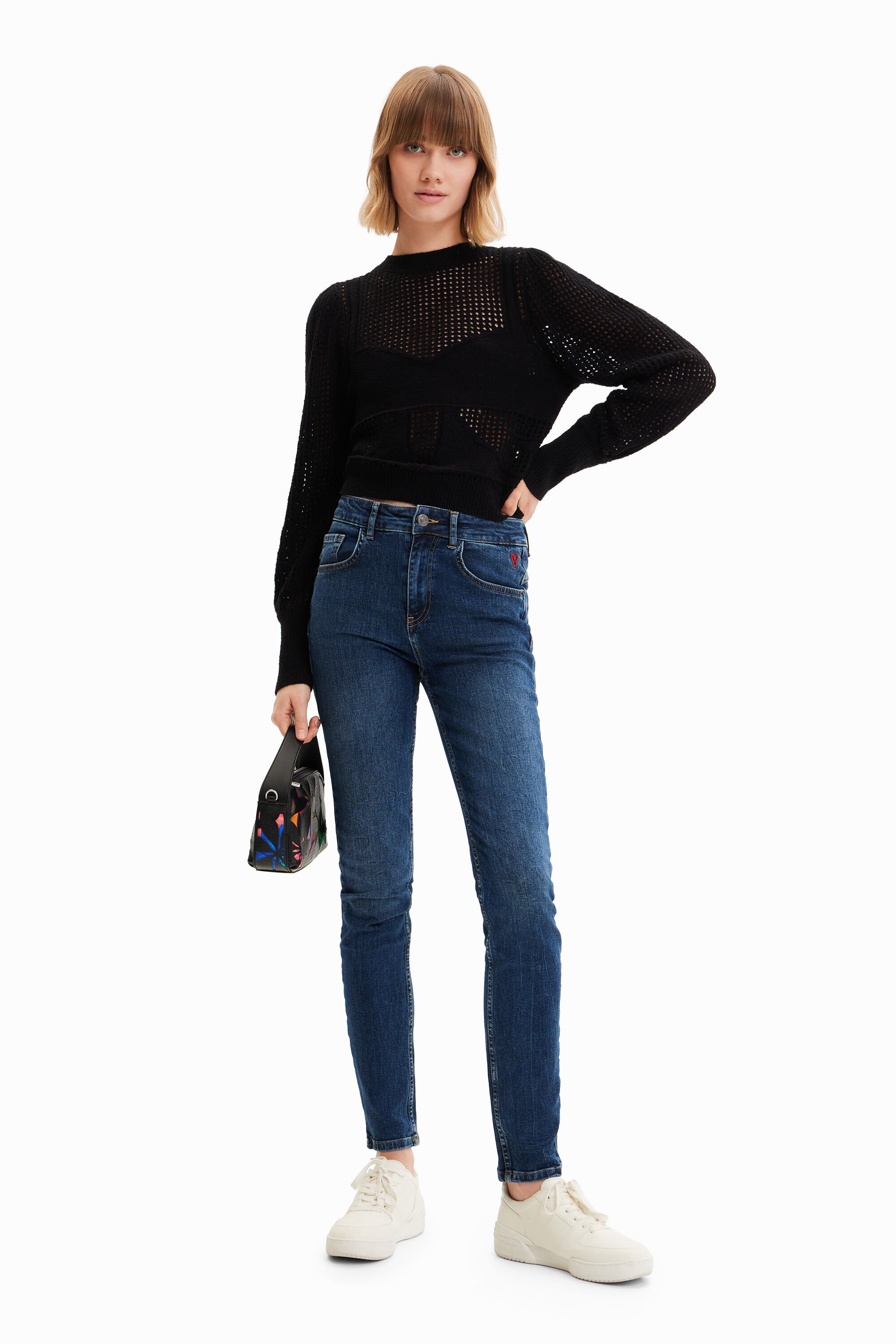 Pull maille corset