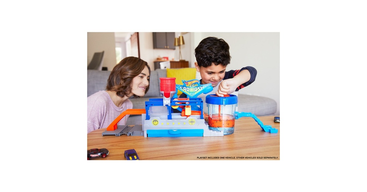 Hot WheelsCity - Mega Car Wash Speelset