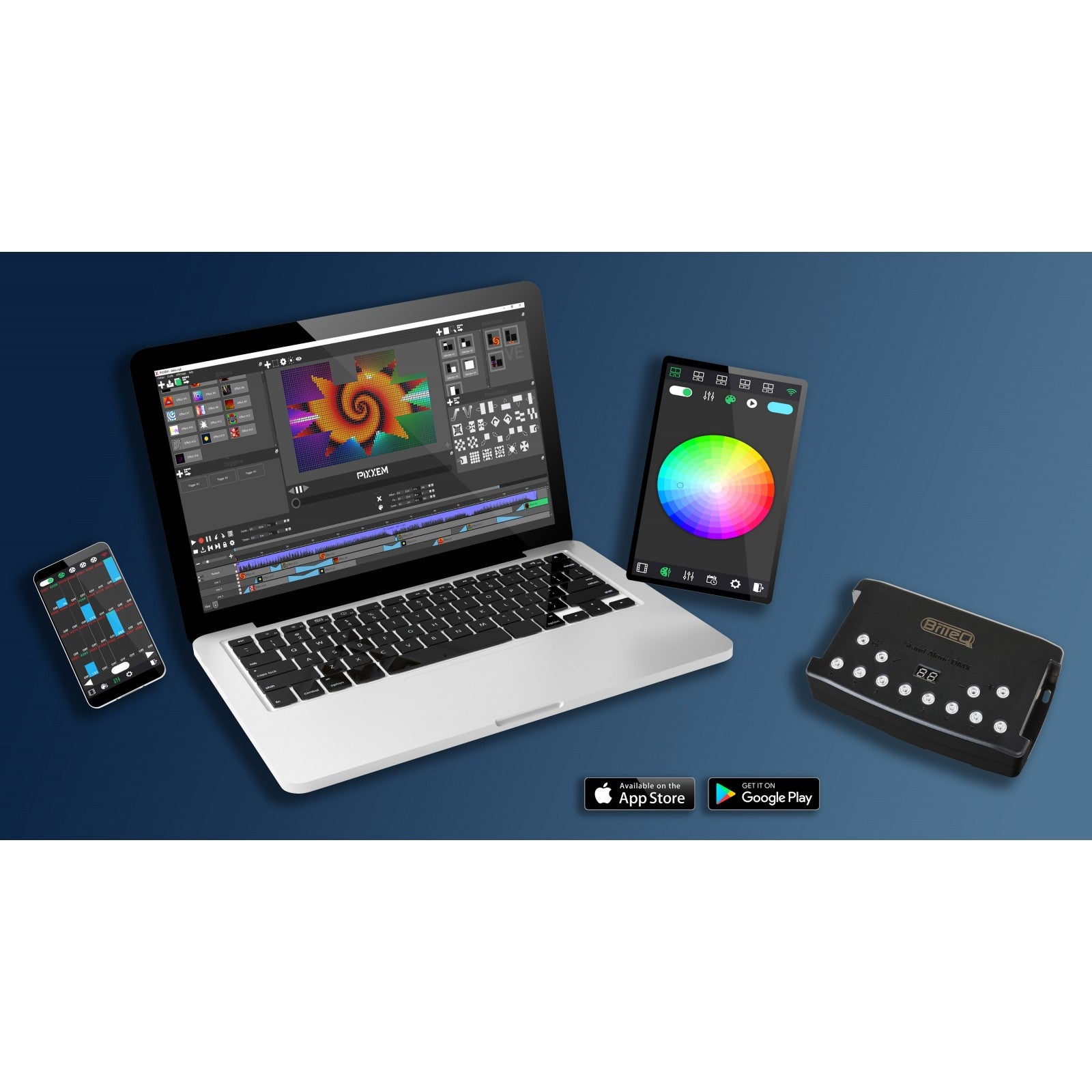 Briteq LD-1024Easy Net 1024 kanaals DMX interface en multizone controller