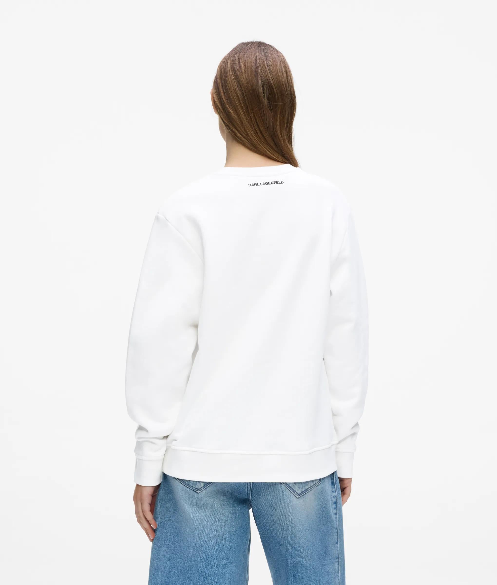 Sweatshirt met geïllustreerd portret