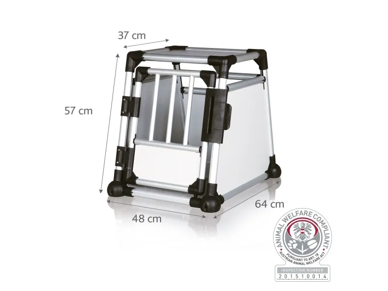 Trixie Transportbur, aluminium, 48 × 57 × 64 cm
