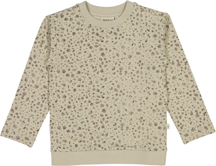 Wheat Sweatshirt Sigi Gravel spruce and cone