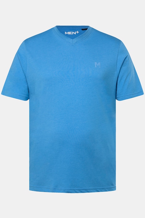 Men+ T-Shirt, Basic, Halbarm, V-Ausschnitt, bis 8 XL
