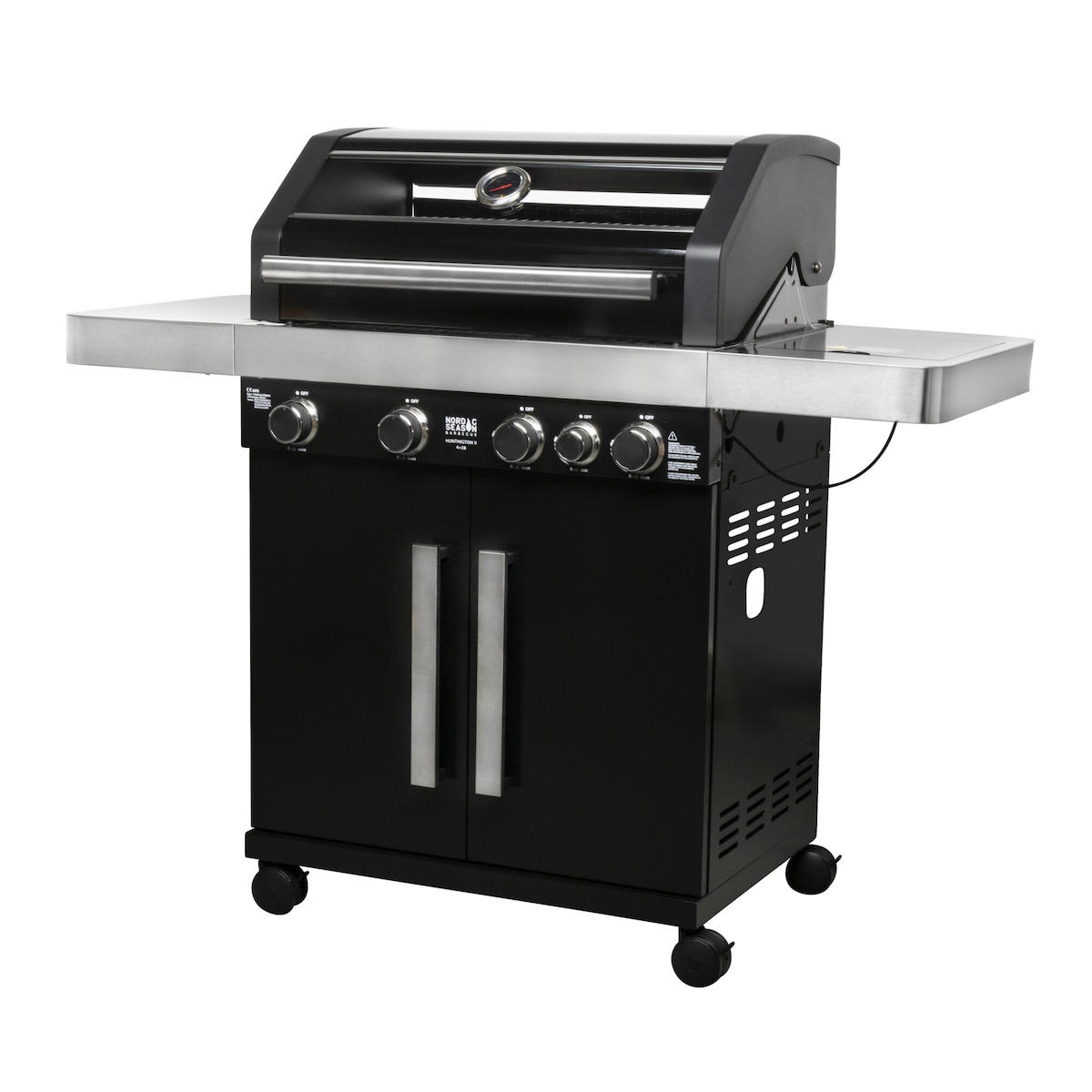 Nordic Season Huntington 4+1 Black edition Gassgrill GG502420