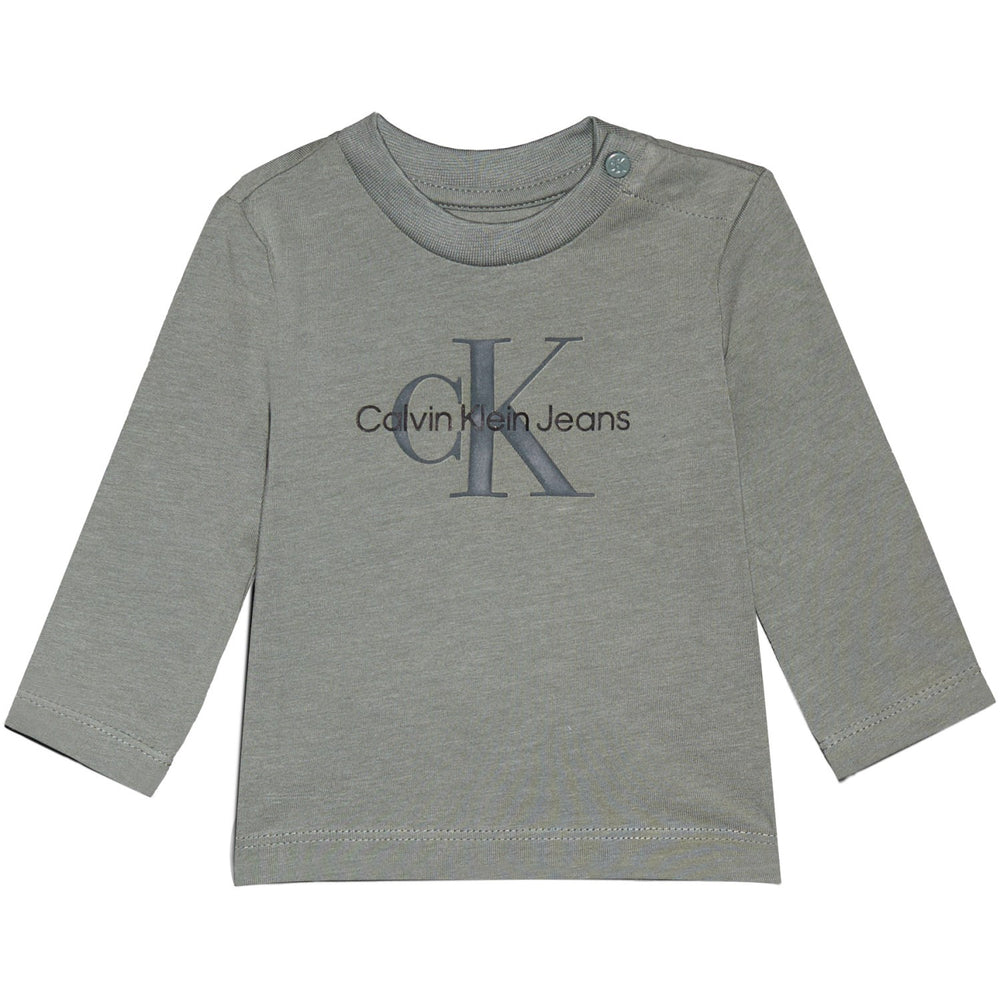 Køb Calvin Klein Meteor Green Monogram Bluse | Luksusbaby