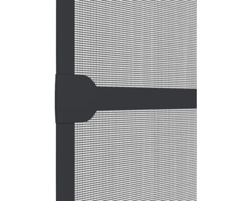 Insectenhor aluminium deur 1 antraciet 100x210 cm