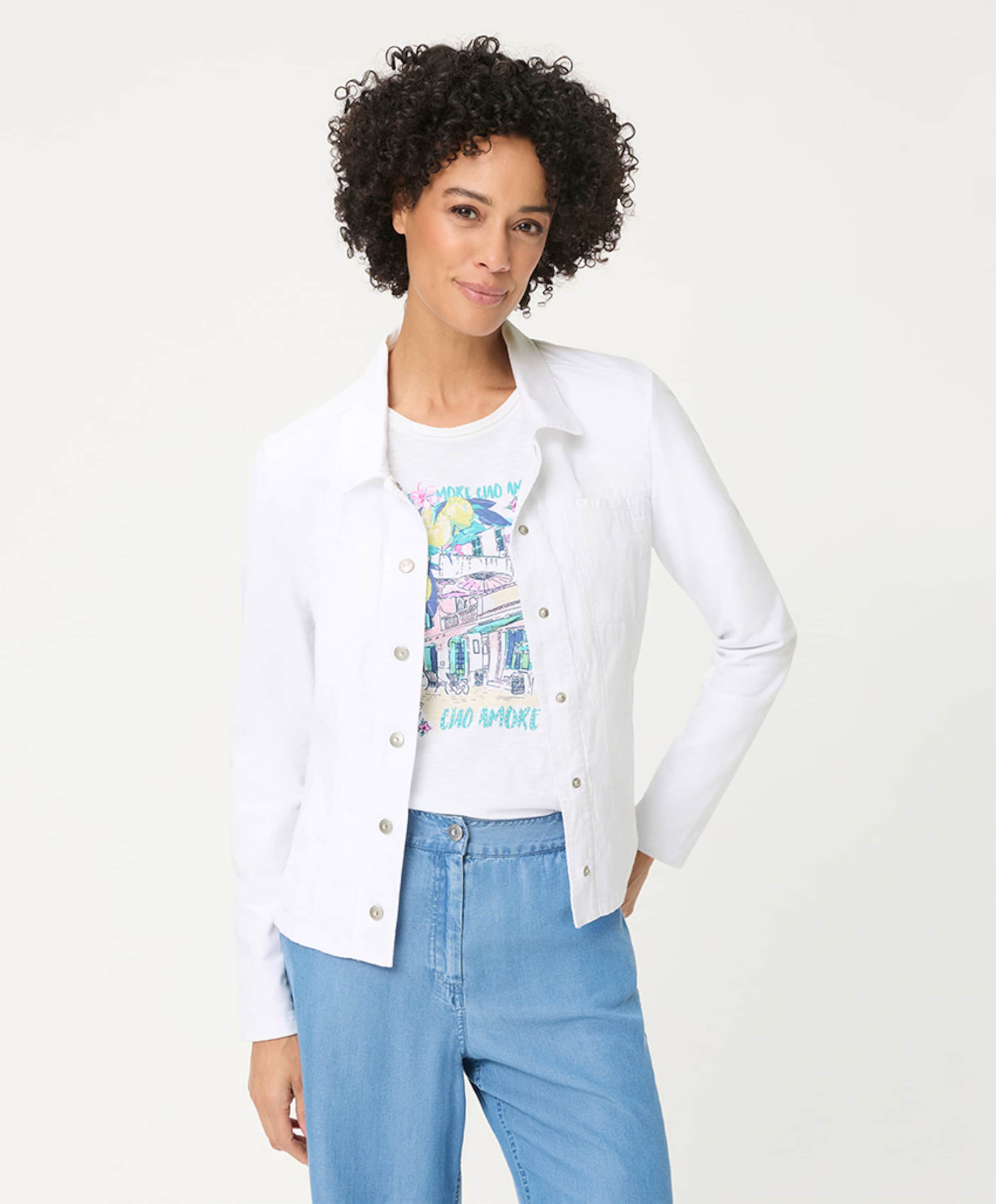 Olsen Dames jas wit